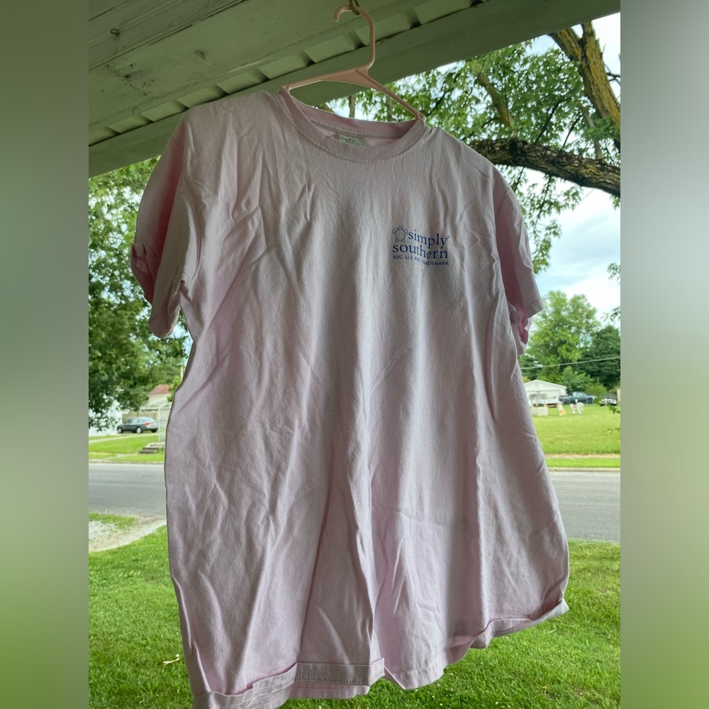 Pink short sleeve tee